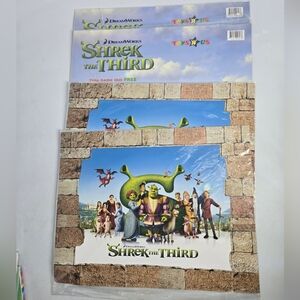 NEW Shrek the Third Limited Edition Toys R Us Lithographs (4)
